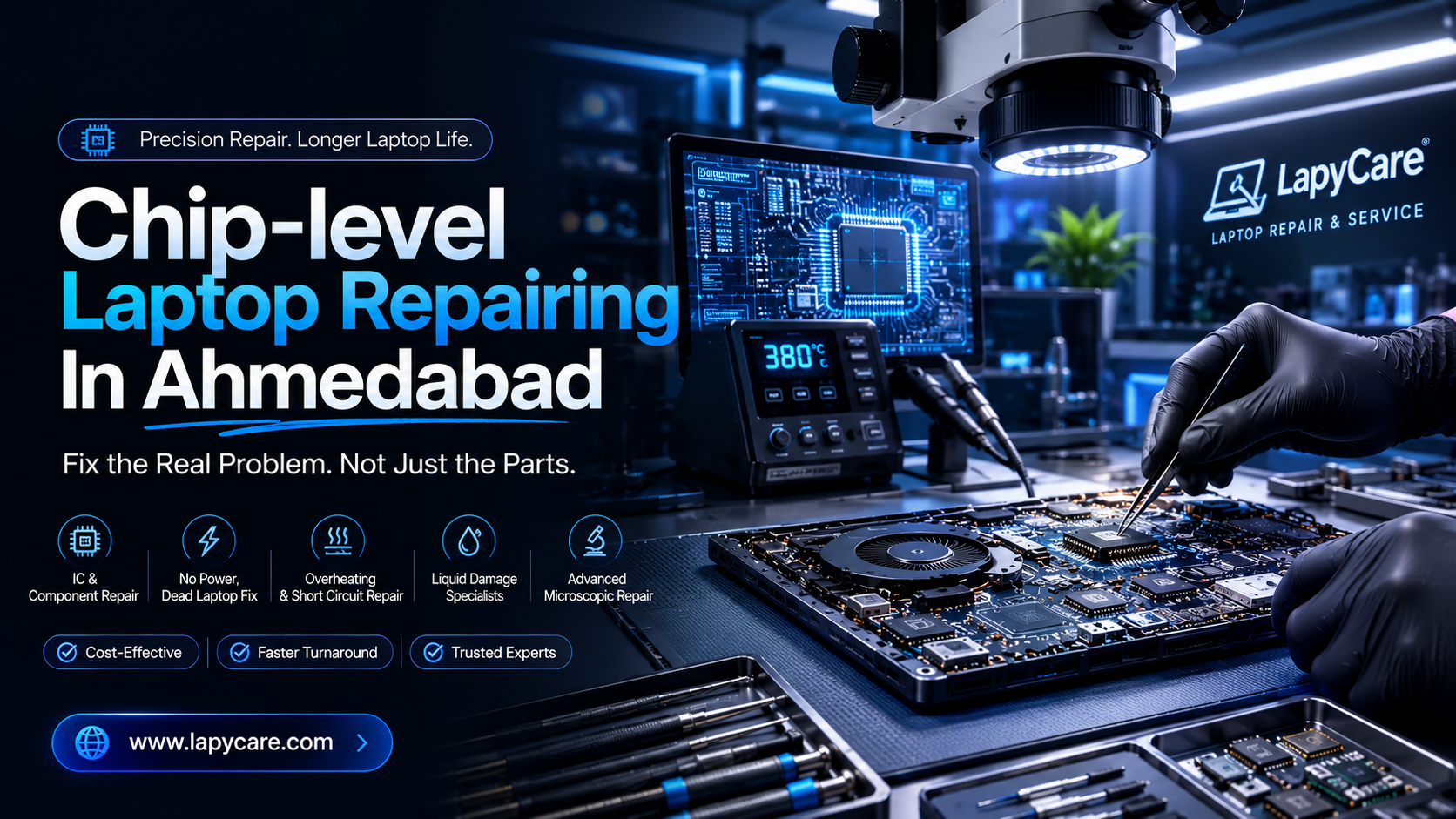 Chip-level Laptop Repairing In Ahmedabad