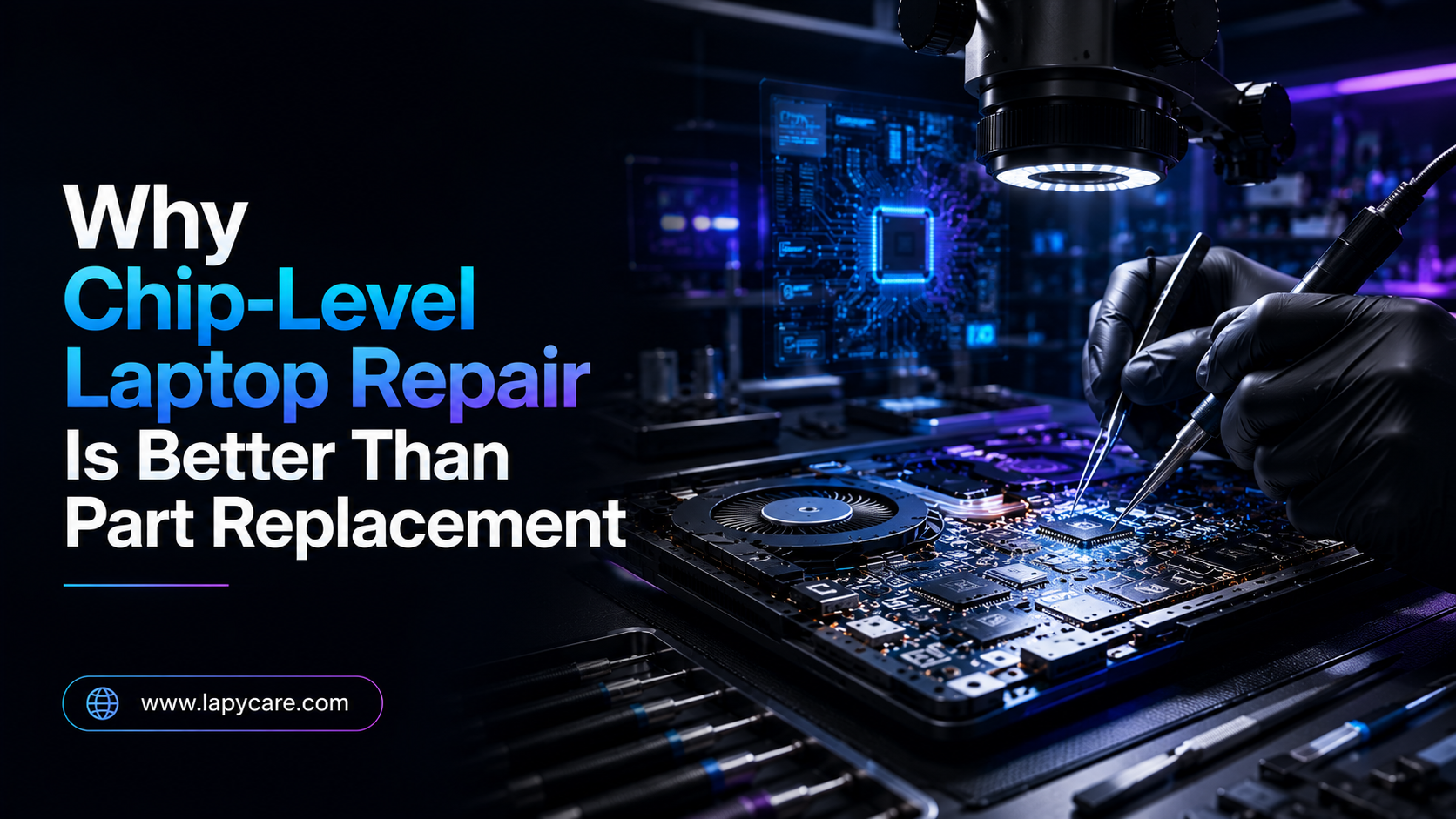 Why Chip-Level Laptop Repair Is Better Than Part Replacement
